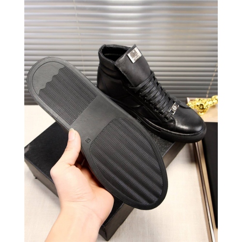 Cheap Philipp Plein PP High Tops Shoes For Men #361987 Replica Wholesale [$95.00 USD] [ITEM#361987] on Replica Philipp Plein PP High Tops Shoes