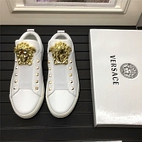 Cheap Versace Casual Shoes For Men #356866 Replica Wholesale [$90.00 USD] [ITEM#356866] on Replica Versace Flat Shoes