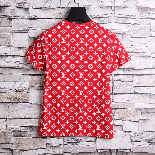 Cheap Supreme &amp; Louis Vuitton LV T-Shirts Short Sleeved For Men #362862 Replica Wholesale [$21.80 USD] [ITEM#362862] on Replica Supreme T-Shirts