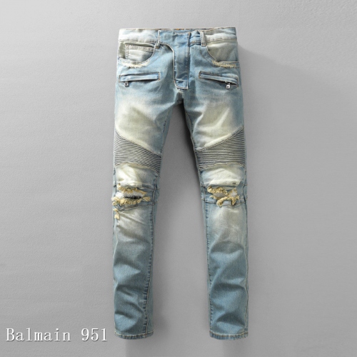 Cheap Balmain Jeans For Men #364710 Replica Wholesale [$64.00 USD] [ITEM#364710] on Replica Balmain Jeans