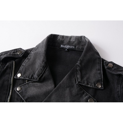 Cheap Balmain Jackets Long Sleeved For Men #364758 Replica Wholesale [$80.00 USD] [ITEM#364758] on Replica Balmain Jackets