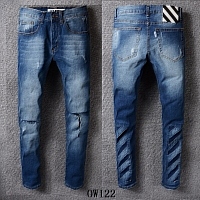 Cheap Off-White Jeans For Men #364752 Replica Wholesale [$56.00 USD] [ITEM#364752] on Replica Off-White Jeans