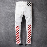 Cheap Off-White Jeans For Men #364755 Replica Wholesale [$56.00 USD] [ITEM#364755] on Replica Off-White Jeans