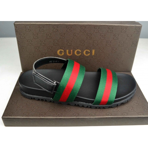 Cheap Gucci Sandal For Men #365795 Replica Wholesale [$42.10 USD] [ITEM#365795] on Replica Gucci Sandal