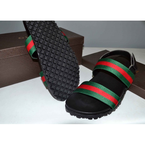 Cheap Gucci Sandal For Men #365795 Replica Wholesale [$42.10 USD] [ITEM#365795] on Replica Gucci Sandal