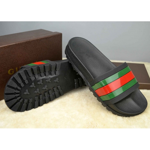 Cheap Gucci Slippers For Men #365820 Replica Wholesale [$42.10 USD] [ITEM#365820] on Replica Gucci Slippers