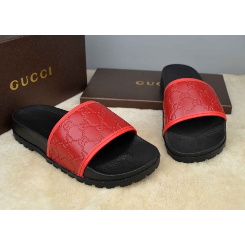 Cheap Gucci Slippers For Men #365830 Replica Wholesale [$42.10 USD] [ITEM#365830] on Replica Gucci Slippers