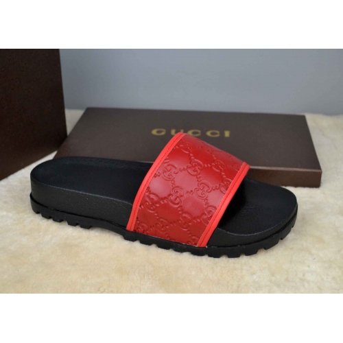 Cheap Gucci Slippers For Men #365830 Replica Wholesale [$42.10 USD] [ITEM#365830] on Replica Gucci Slippers