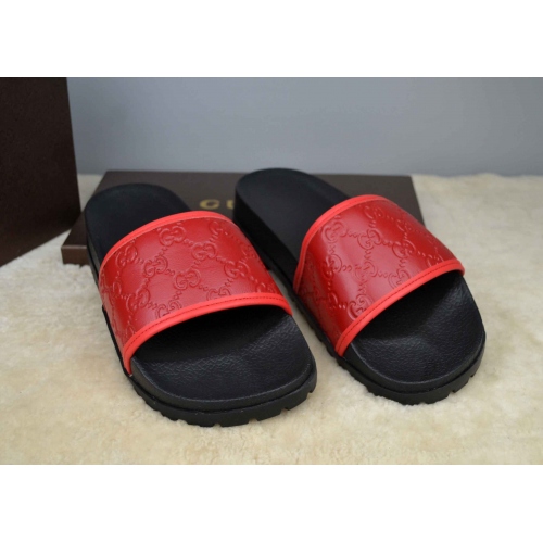 Cheap Gucci Slippers For Men #365830 Replica Wholesale [$42.10 USD] [ITEM#365830] on Replica Gucci Slippers