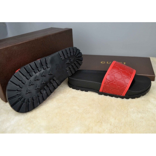 Cheap Gucci Slippers For Men #365830 Replica Wholesale [$42.10 USD] [ITEM#365830] on Replica Gucci Slippers