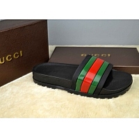 Cheap Gucci Slippers For Men #365820 Replica Wholesale [$42.10 USD] [ITEM#365820] on Replica Gucci Slippers