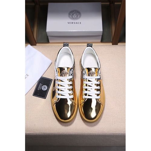 Cheap Versace Casual Shoes For Men #367479 Replica Wholesale [$82.00 USD] [ITEM#367479] on Replica Versace Fashion Shoes