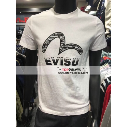 Cheap Evisu Heritage T-Shirts Short Sleeved For Men #369075 Replica Wholesale [$21.80 USD] [ITEM#369075] on Replica Evisu Heritage T-Shirts