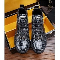 Cheap Philipp Plein PP High Tops Shoes For Men #366687 Replica Wholesale [$91.00 USD] [ITEM#366687] on Replica Philipp Plein PP High Tops Shoes