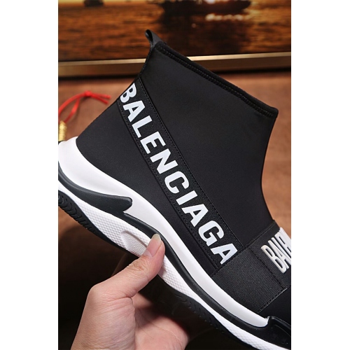 Cheap Balenciaga High Tops Shoes For Men #374518 Replica Wholesale [$88.00 USD] [ITEM#374518] on Replica Balenciaga High Tops Shoes