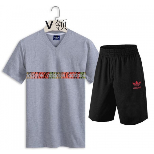 Cheap Adidas Tracksuits Short Sleeved For Men #375869 Replica Wholesale [$31.80 USD] [ITEM#375869] on Replica Adidas Tracksuits