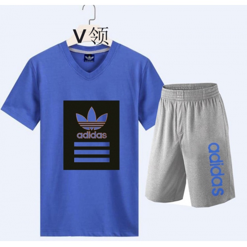 Cheap Adidas Tracksuits Short Sleeved For Men #375960 Replica Wholesale [$31.80 USD] [ITEM#375960] on Replica Adidas Tracksuits