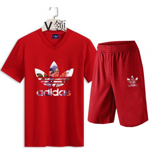 Cheap Adidas Tracksuits Short Sleeved For Men #375981 Replica Wholesale [$31.80 USD] [ITEM#375981] on Replica Adidas Tracksuits