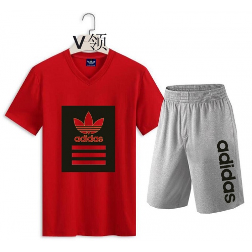 Cheap Adidas Tracksuits Short Sleeved For Men #375987 Replica Wholesale [$31.80 USD] [ITEM#375987] on Replica Adidas Tracksuits