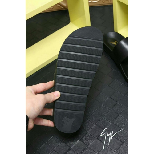 Cheap Giuseppe Zanotti GZ Slippers For Men #377841 Replica Wholesale [$64.00 USD] [ITEM#377841] on Replica Giuseppe Zanotti GZ Slippers