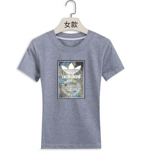Cheap Adidas T-Shirts Short Sleeved For Women #380387 Replica Wholesale [$18.00 USD] [ITEM#380387] on Replica Adidas T-Shirts