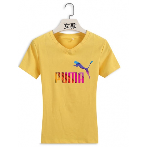 Cheap Puma T-Shirts Short Sleeved For Women #381544 Replica Wholesale [$18.00 USD] [ITEM#381544] on Replica PUMA T-Shirts