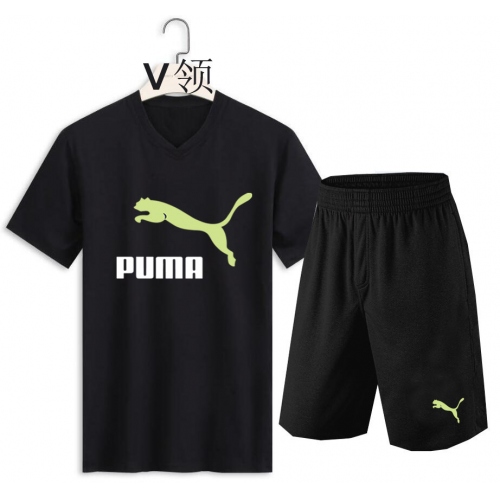 Cheap Puma Tracksuits Short Sleeved For Men #382244 Replica Wholesale [$32.00 USD] [ITEM#382244] on Replica Puma Tracksuits
