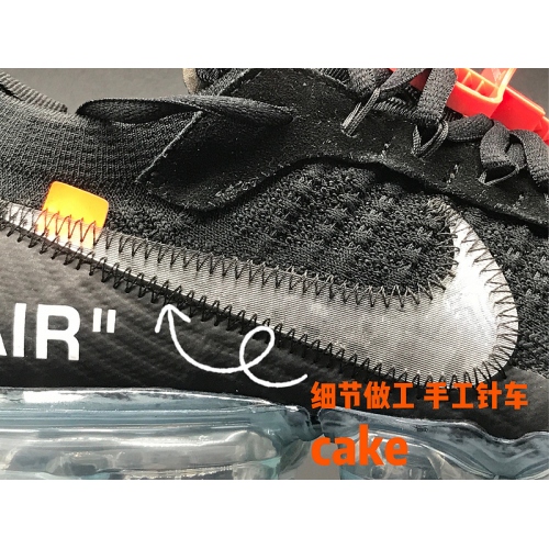Cheap Off White &amp; Nike Air VaporMax For Men #382597 Replica Wholesale [$66.00 USD] [ITEM#382597] on Replica Nike Air VaporMax Flyknit
