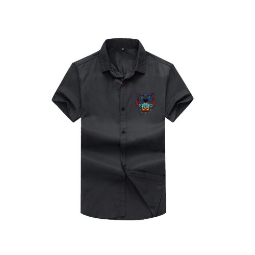 Cheap Kenzo Shirts Short Sleeved For Men #386217 Replica Wholesale [$36.80 USD] [ITEM#386217] on Replica Kenzo Shirts