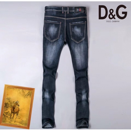 Cheap Dolce &amp; Gabbana D&amp;G Jeans For Men #387154 Replica Wholesale [$48.00 USD] [ITEM#387154] on Replica Dolce &amp; Gabbana D&amp;G Jeans