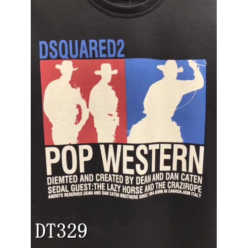 Cheap Dsquared T-Shirts Short Sleeved For Men #387897 Replica Wholesale [$26.50 USD] [ITEM#387897] on Replica Dsquared T-Shirts