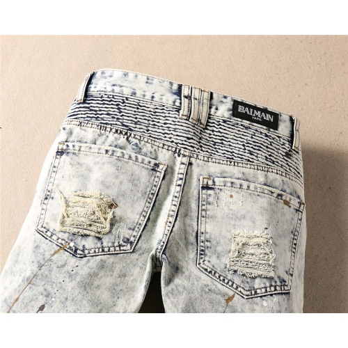 Cheap Balmain Jeans For Men #393853 Replica Wholesale [$50.00 USD] [ITEM#393853] on Replica Balmain Jeans