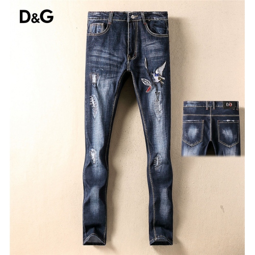 Cheap Dolce &amp; Gabbana Jeans For Men #393858 Replica Wholesale [$50.00 USD] [ITEM#393858] on Replica Dolce &amp; Gabbana D&amp;G Jeans