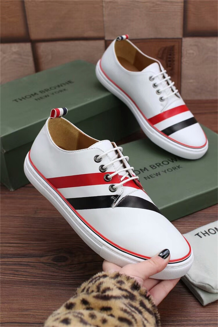 Cheap Thom Browne Casual Shoes For Men #389253 Replica Wholesale [$92. ...