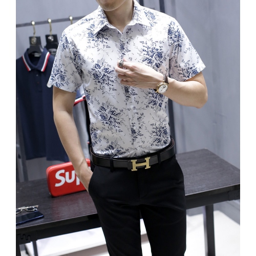 Cheap Dolce &amp; Gabbana D&amp;G Shirts Short Sleeved For Men #401448 Replica Wholesale [$32.80 USD] [ITEM#401448] on Replica Dolce &amp; Gabbana D&amp;G Shirts