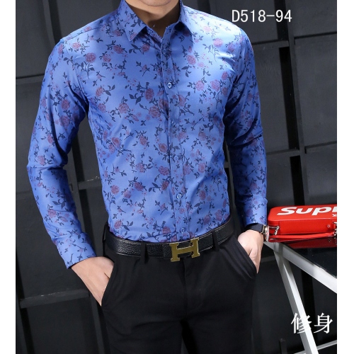 Cheap Dolce &amp; Gabbana D&amp;G Shirts Long Sleeved For Men #401528 Replica Wholesale [$34.50 USD] [ITEM#401528] on Replica Dolce &amp; Gabbana D&amp;G Shirts