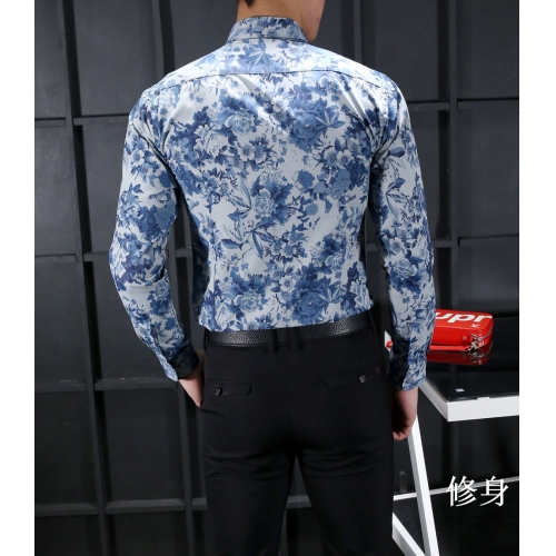 Cheap Dolce &amp; Gabbana D&amp;G Shirts Long Sleeved For Men #401538 Replica Wholesale [$34.50 USD] [ITEM#401538] on Replica Dolce &amp; Gabbana D&amp;G Shirts