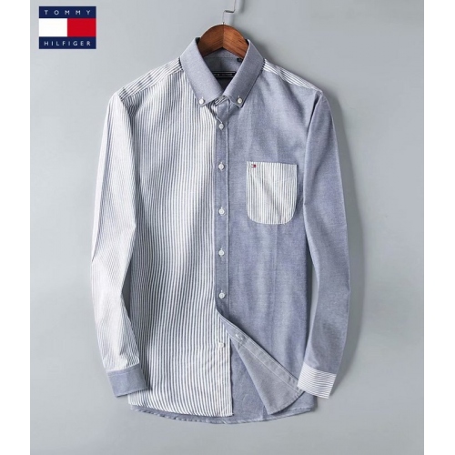 Cheap Tommy Shirts Long Sleeved For Men #401562 Replica Wholesale [$34.50 USD] [ITEM#401562] on Replica Tommy Hilfiger TH Shirts