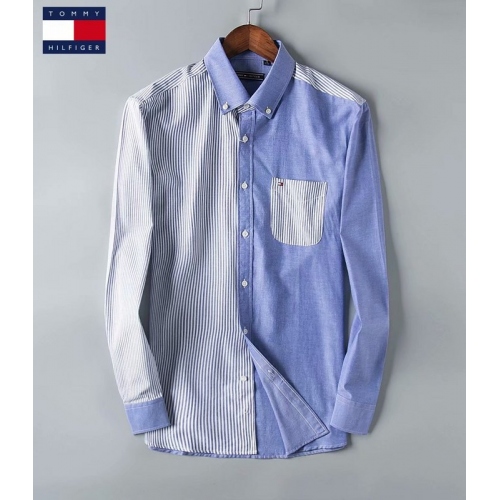 Cheap Tommy Shirts Long Sleeved For Men #401566 Replica Wholesale [$34.50 USD] [ITEM#401566] on Replica Tommy Hilfiger TH Shirts