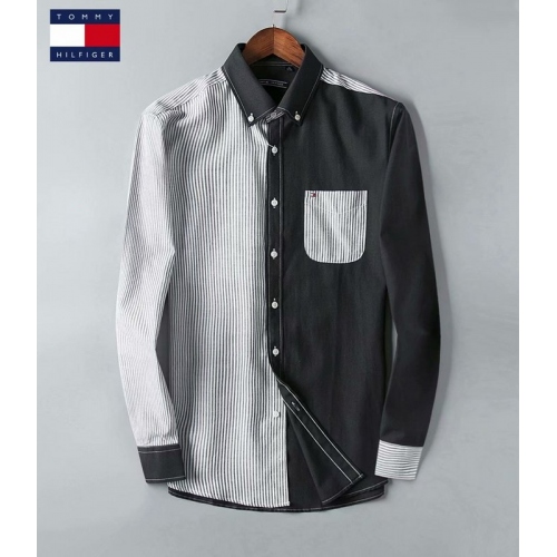 Cheap Tommy Shirts Long Sleeved For Men #401568 Replica Wholesale [$34.50 USD] [ITEM#401568] on Replica Tommy Hilfiger TH Shirts