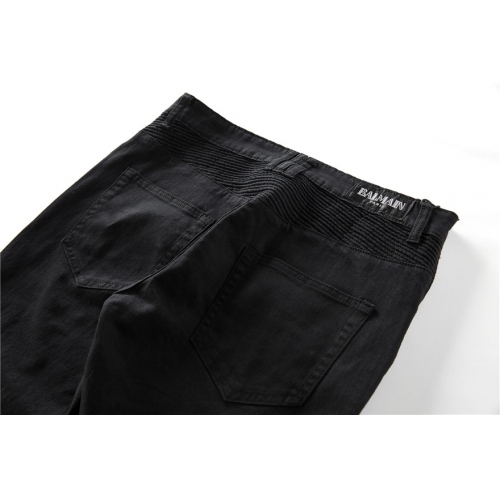 Cheap Balmain Jeans For Men #402977 Replica Wholesale [$60.00 USD] [ITEM#402977] on Replica Balmain Jeans