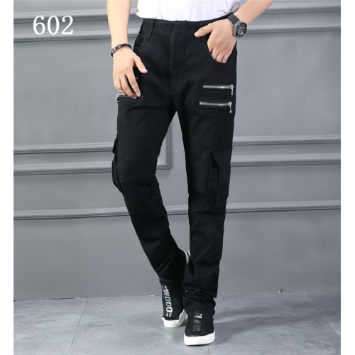 Cheap Balmain Jeans For Men #402982 Replica Wholesale [$56.00 USD] [ITEM#402982] on Replica Balmain Jeans