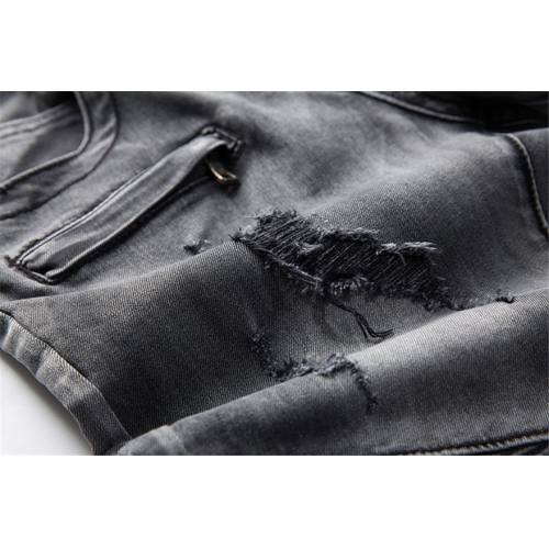 Cheap Balmain Jeans For Men #402990 Replica Wholesale [$56.00 USD] [ITEM#402990] on Replica Balmain Jeans