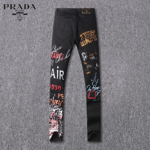 Cheap Prada Jeans For Men #408385 Replica Wholesale [$54.00 USD] [ITEM#408385] on Replica Prada Jeans