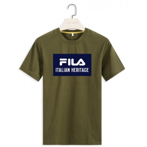 Cheap FILA T-Shirts Short Sleeved For Men #410206 Replica Wholesale [$22.00 USD] [ITEM#410206] on Replica FILA T-Shirts