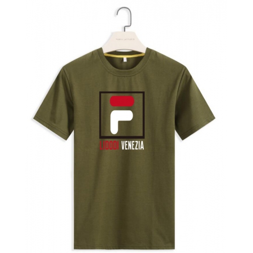 Cheap FILA T-Shirts Short Sleeved For Men #410222 Replica Wholesale [$22.00 USD] [ITEM#410222] on Replica FILA T-Shirts