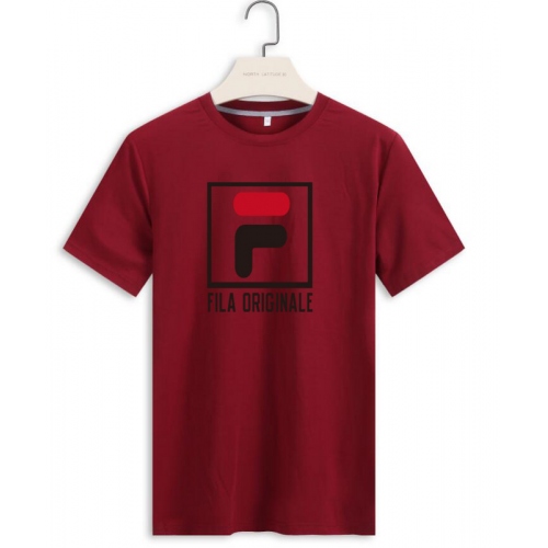 Cheap FILA T-Shirts Short Sleeved For Men #410244 Replica Wholesale [$22.00 USD] [ITEM#410244] on Replica FILA T-Shirts