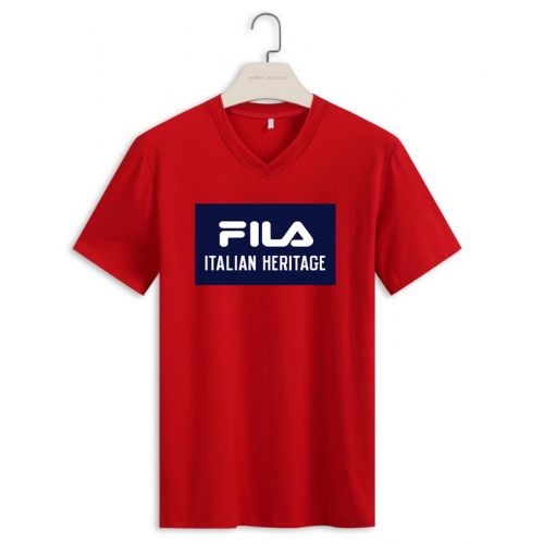 Cheap FILA T-Shirts Short Sleeved For Men #410341 Replica Wholesale [$22.00 USD] [ITEM#410341] on Replica FILA T-Shirts