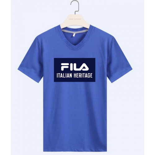 Cheap FILA T-Shirts Short Sleeved For Men #410358 Replica Wholesale [$22.00 USD] [ITEM#410358] on Replica FILA T-Shirts