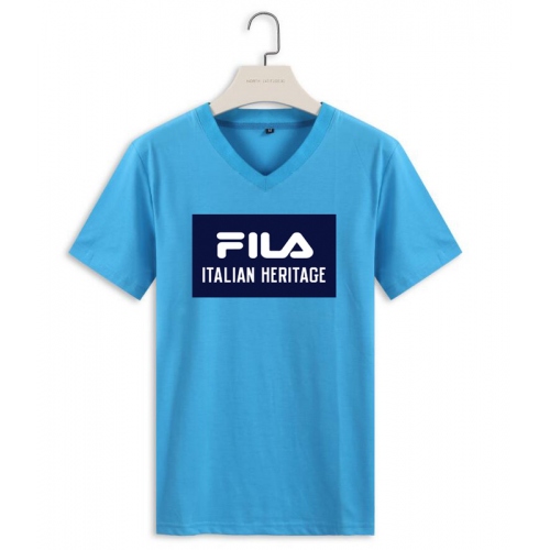 Cheap FILA T-Shirts Short Sleeved For Men #410362 Replica Wholesale [$22.00 USD] [ITEM#410362] on Replica FILA T-Shirts